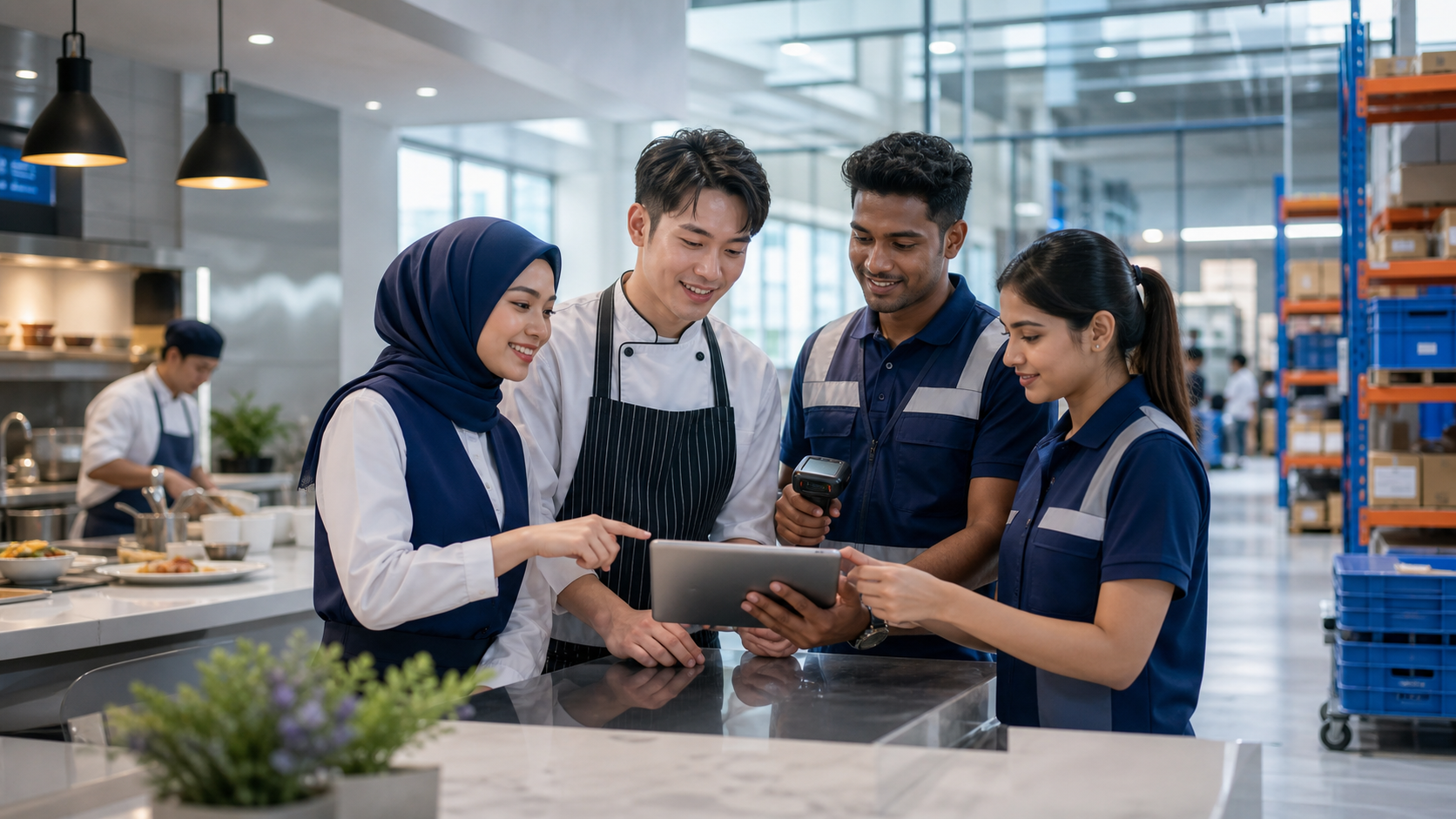 Tenaga mahir dalam hospitaliti, logistik dan operasi digital
